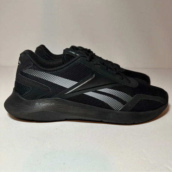 Reebok Energylux 2 Men Sz 10 Black Running Shoes Training Gym FV5105 (230 Box 26 - Picture 1 of 9